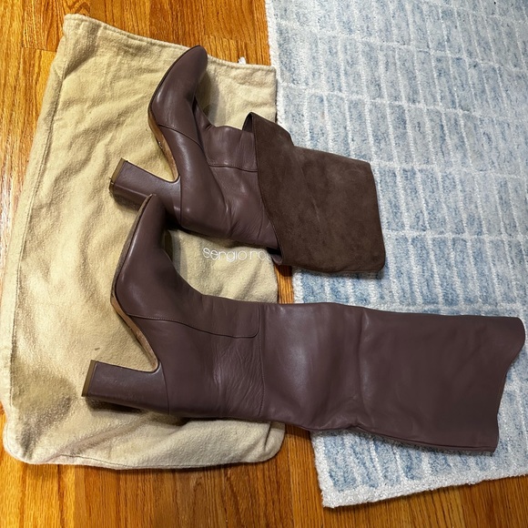 Sergio Rossi Shoes - Stuart Weitzman Women's Dark Brown Heeled Boots